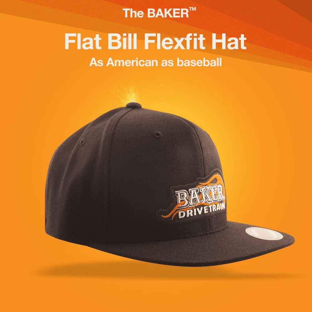 Flat Bill BAKER Flexfit Hat - Image 3